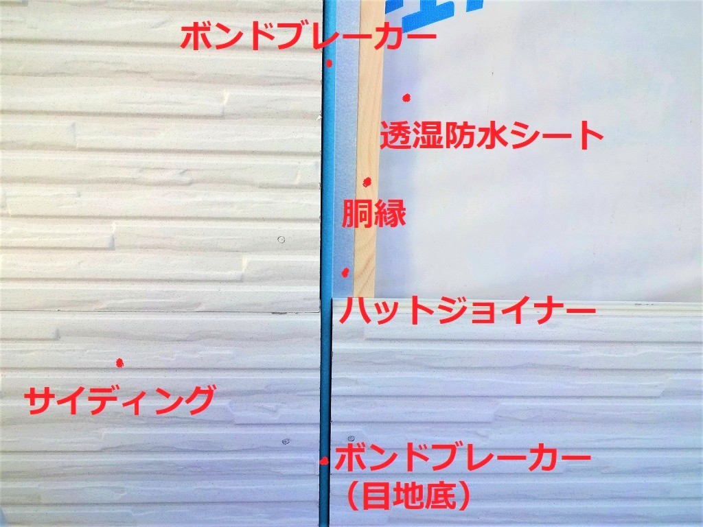 サイディング外壁の構造
