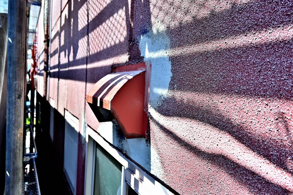 ALCの爆裂補修完成