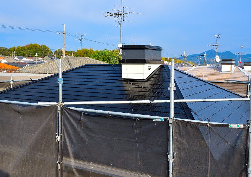 カラーベスト屋根塗装工事