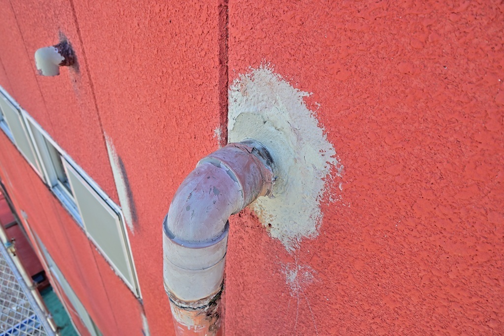 ALCの爆裂補修完成