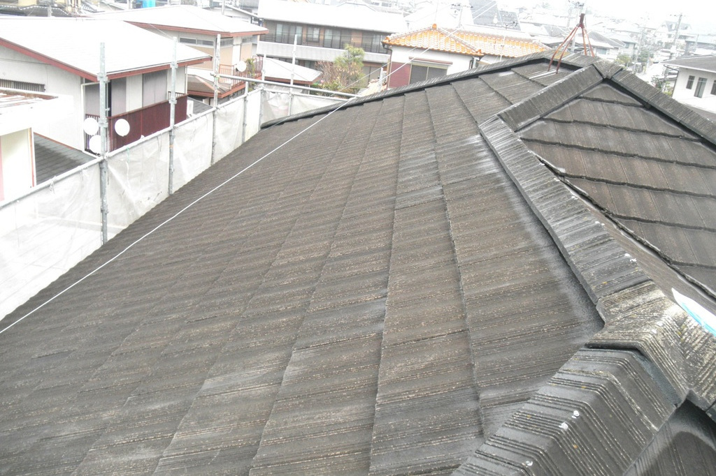 モ二エル瓦洗浄前