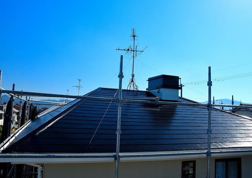カラーベスト屋根塗装工事
