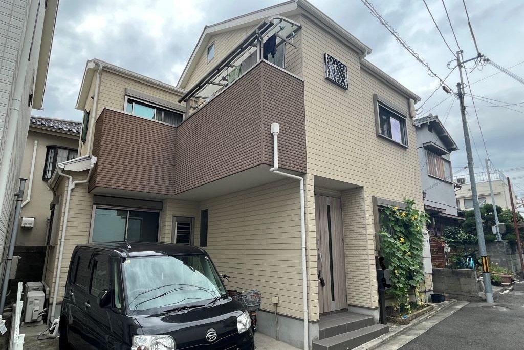 外壁塗装工事前
