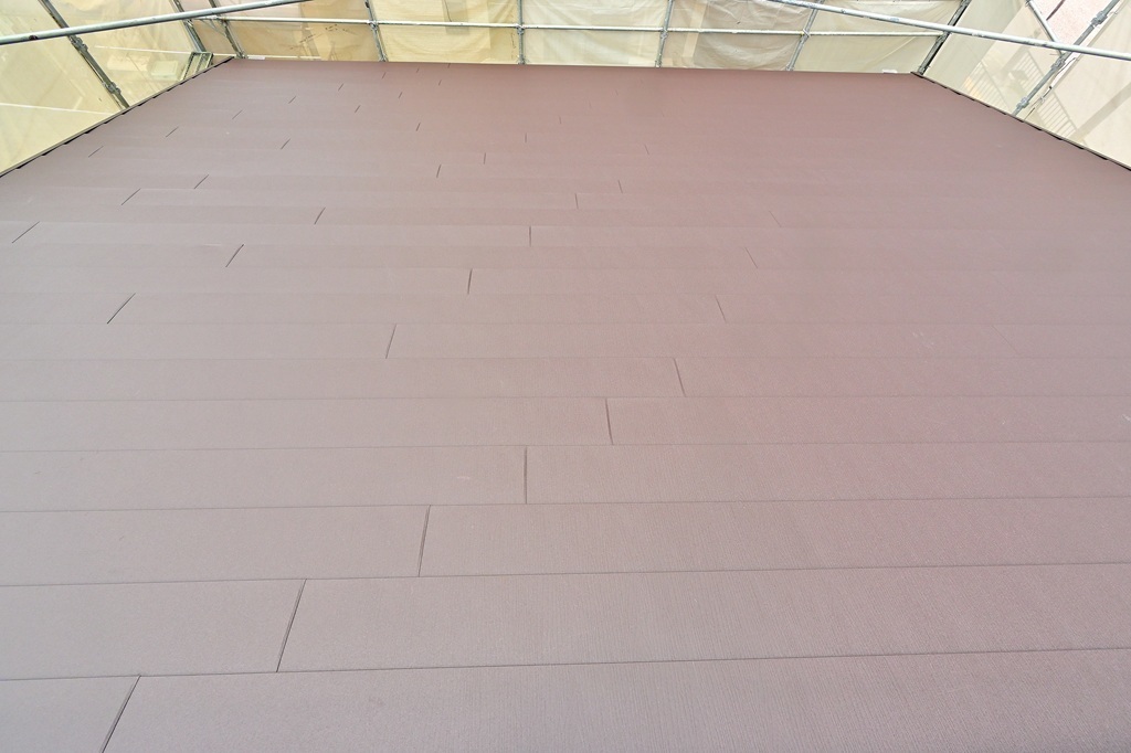 屋根のカバー工法完成