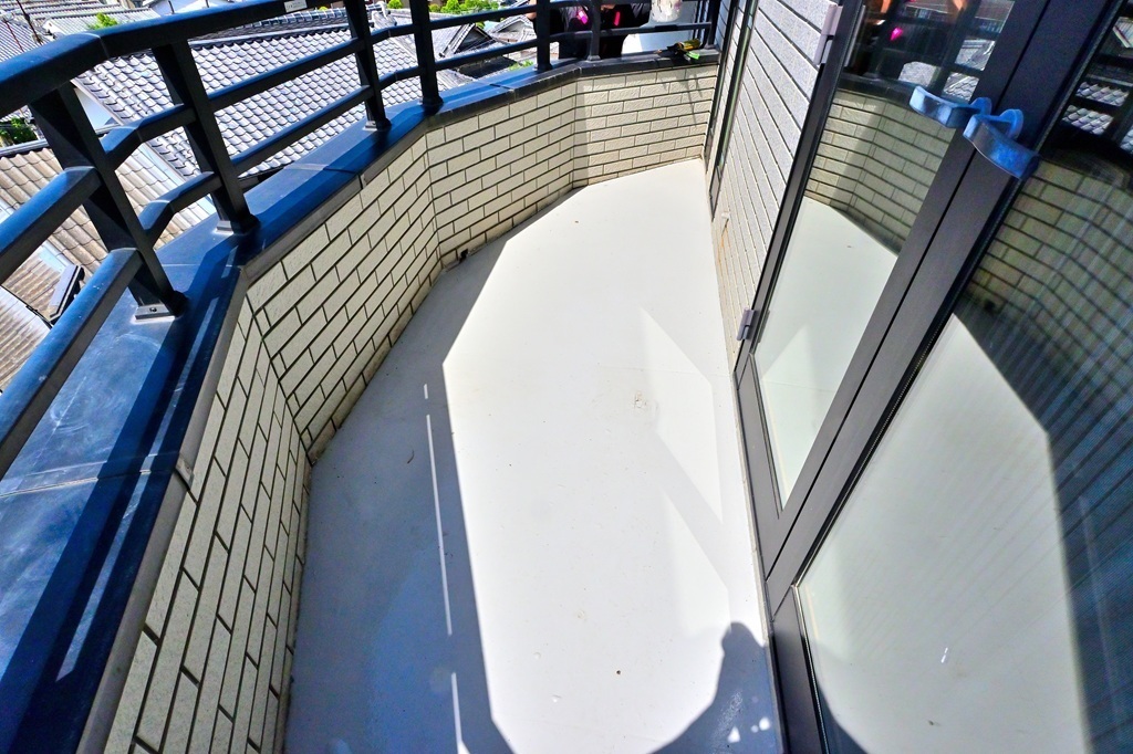 防水後のベランダ